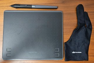 Tableta Gráfica Huion HS64 con Lápiz 6,3"