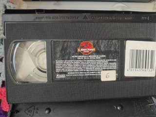 Lote 2 Películas VHS: Jurassic Park + Casper