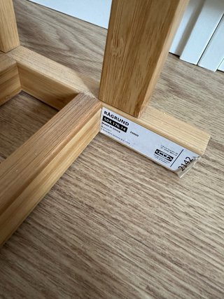 Toallero IKEA RÅGRUND de bambú – nuevo