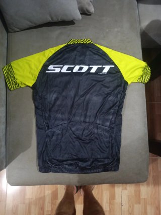 Maillot Ciclismo Scott Look Amarillo/Negro talla L