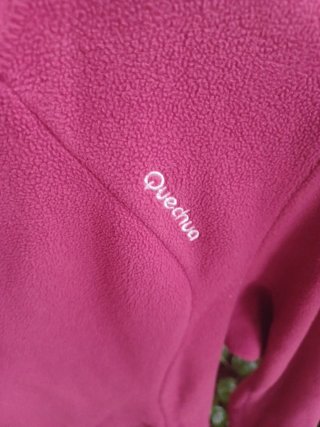 Forro polar Quechua rosa