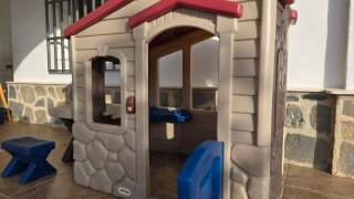 Casita de juguete para jardín