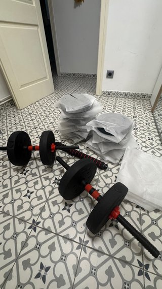 Juego de pesas 48 Kg