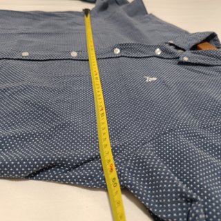 Camisa Scalpers Oxford Azul Gris Talla M