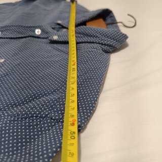 Camisa Scalpers Oxford Azul Gris Talla M
