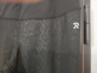 Leggings donna elasticizzati neri