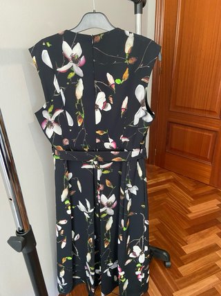 Vestido Adolfo Domínguez floral XL