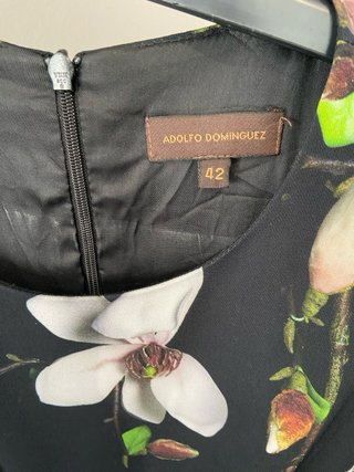 Vestido Adolfo Domínguez floral XL