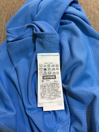 Camiseta Decathlon Kalenji Azul Talla M-L