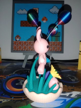 Centro de Mesa Conejo Pascua Impreso 3D