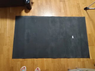 Alfombra gris industrial de tela