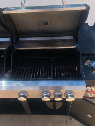 Barbacoa de gas y carbon seminueva