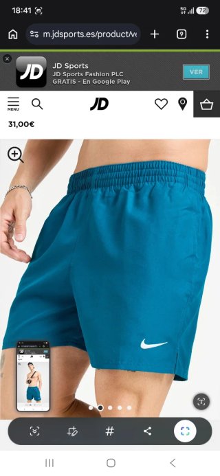 Lote 4 Bañadores Nike hombre