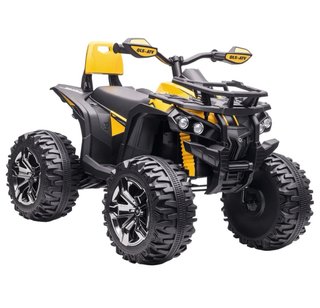 Quad eléctrico infantil amarillo