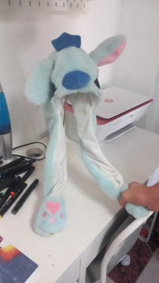 Gorro Stitch con luces y orejeras