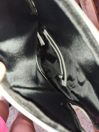 Bolso Mochila Misako Gris y Negro