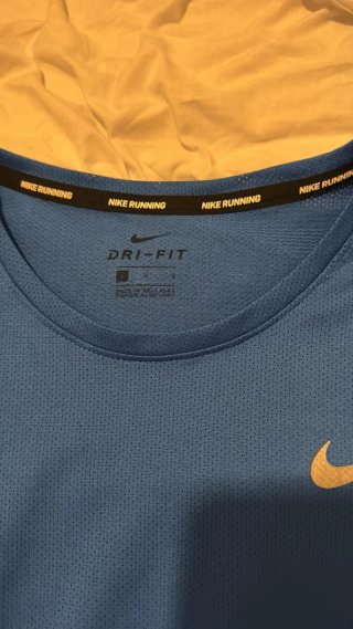 Camiseta Nike Running Talla XL Azul/Negro