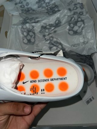 Nike Mind 001 Talla 44 Blanco Naranja