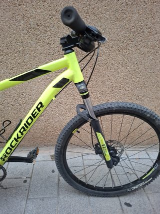 Bicicleta Rockrider Amarilla