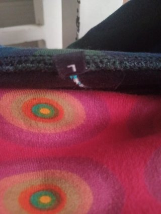 Falda Desigual Multicolor
