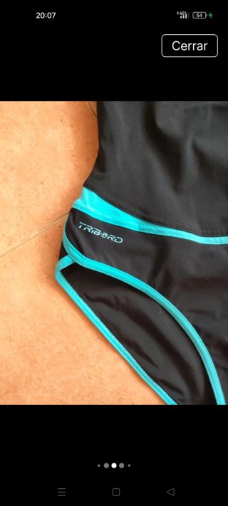 Bañador Tribord Negro y Turquesa