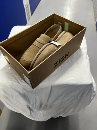 Mocasines ante ZIGN beige talla 43