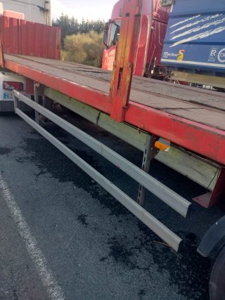 Remolque plataforma portabobinas