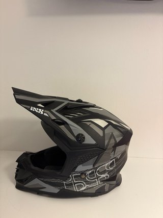 Casco Motocross 24MX Negro y Gris