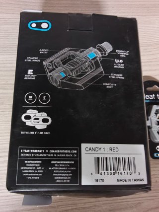 Pedali Crank Brothers Candy 1 MTB/Gravel Rossi
