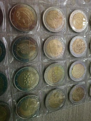 Lote Colección Monedas 2 Euros Conmemorativas