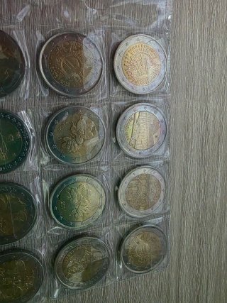 Lote Colección Monedas 2 Euros Conmemorativas