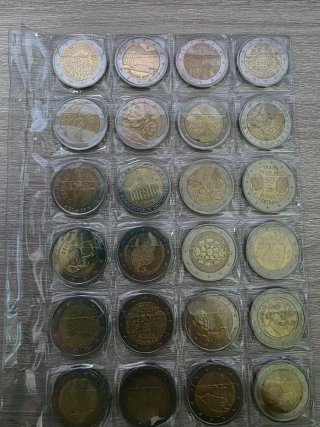 Lote Colección Monedas 2 Euros Conmemorativas