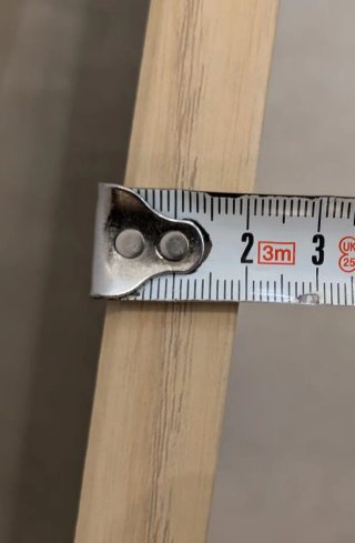 Baldas Besta Ikea madera roble