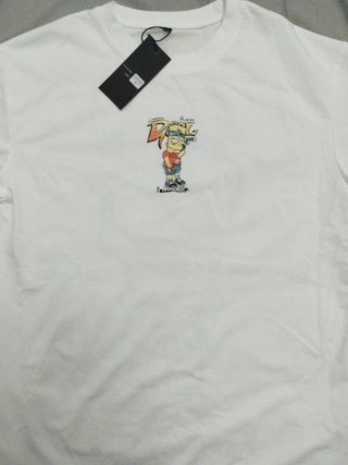 Camiseta Bart Graffiti Blanca Talla M