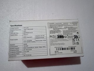 Proyector Mini Rotundity Wi-Fi Ready
