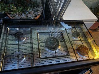 Cocina de gas con horno