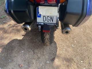 Yamaha touring azul