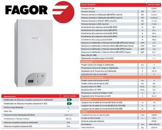 CALDERA FAGOR NATUR 2428N