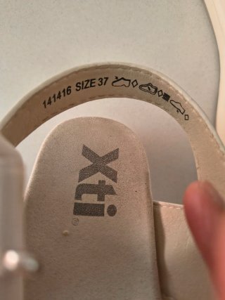 Sandalias XTI T37 Blancas Hebilla