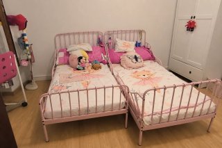 Cama infantil rosa ikea