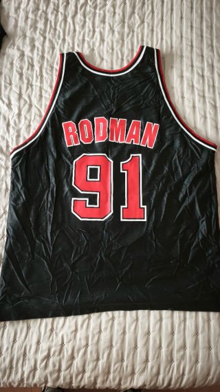 Camiseta Dennis Rodman Bulls 91