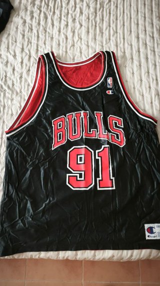 Camiseta Dennis Rodman Bulls 91