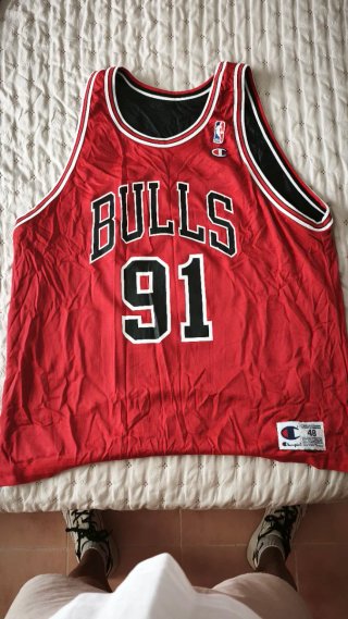 Camiseta Dennis Rodman Bulls 91
