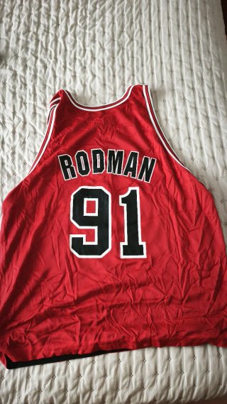 Camiseta Dennis Rodman Bulls 91