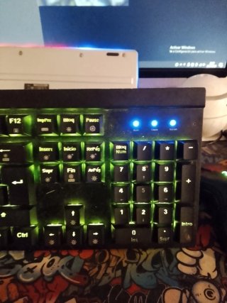 Teclado Mecánico RGB Nacon Metal Gaming Negro
