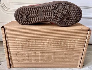 Scarpe Vegetarian Shoes Cheetah Rosse/Bianco 44