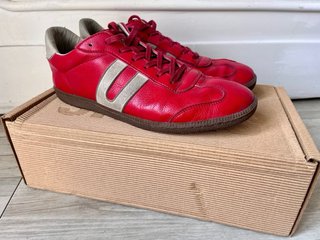 Scarpe Vegetarian Shoes Cheetah Rosse/Bianco 44