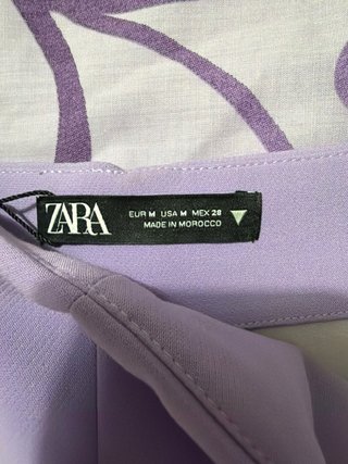 Falda pantalón Zara Morado Talla M
