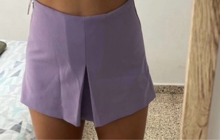 Falda pantalón Zara Morado Talla M