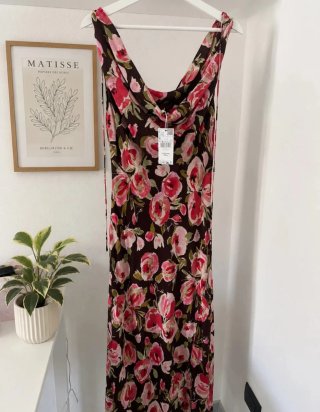 Vestido floral Mango Talla S